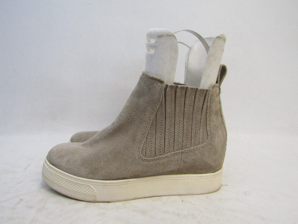 Dolce Vita Womens Size 8 M Gray Suede Chelsea Ankle Fashion Boots Bootie